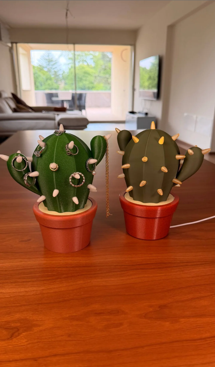 CACTICHARM | CACTUS JEWELRY HOLDER & LAMP