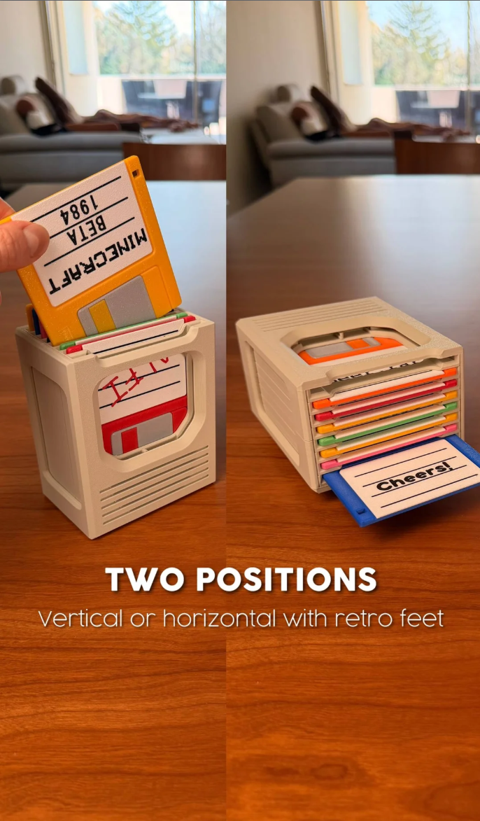 FLOPPY CLICK | THE RETRO-TECH COASTER HOLDER